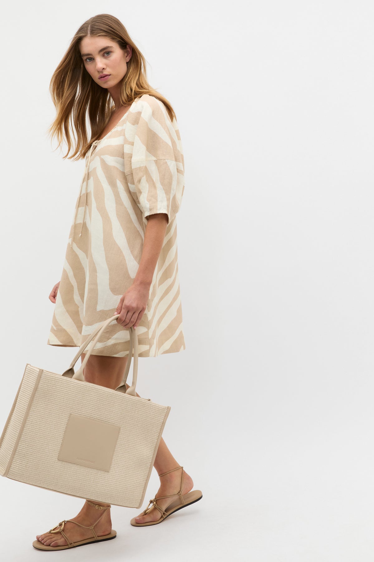Abstract Animal Mini Dress