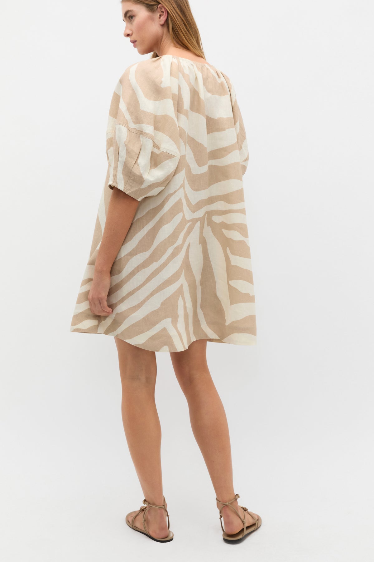 Abstract Animal Mini Dress