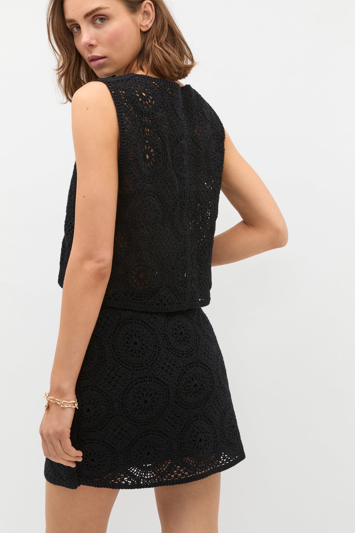 Crochet Knit Skirt