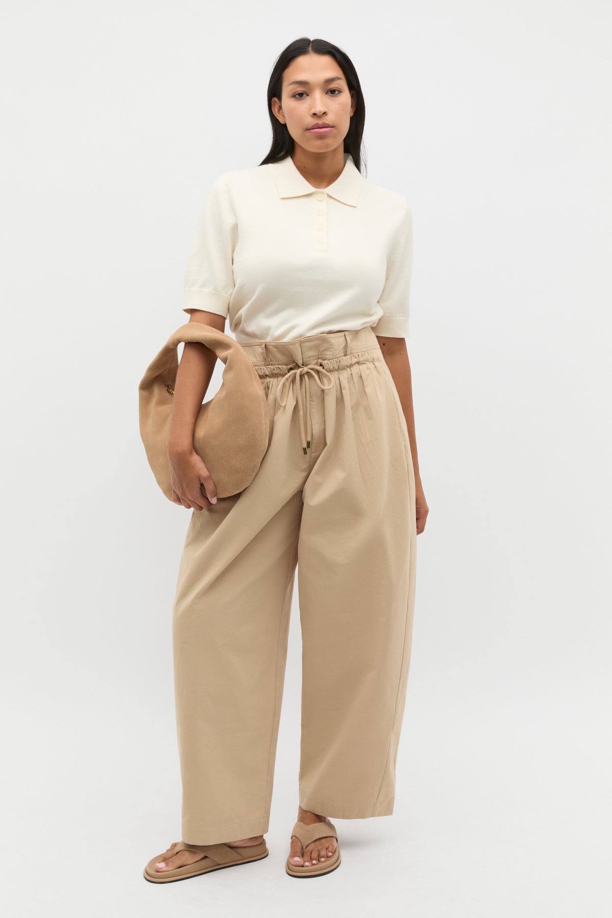 Double Waist Cotton Pant