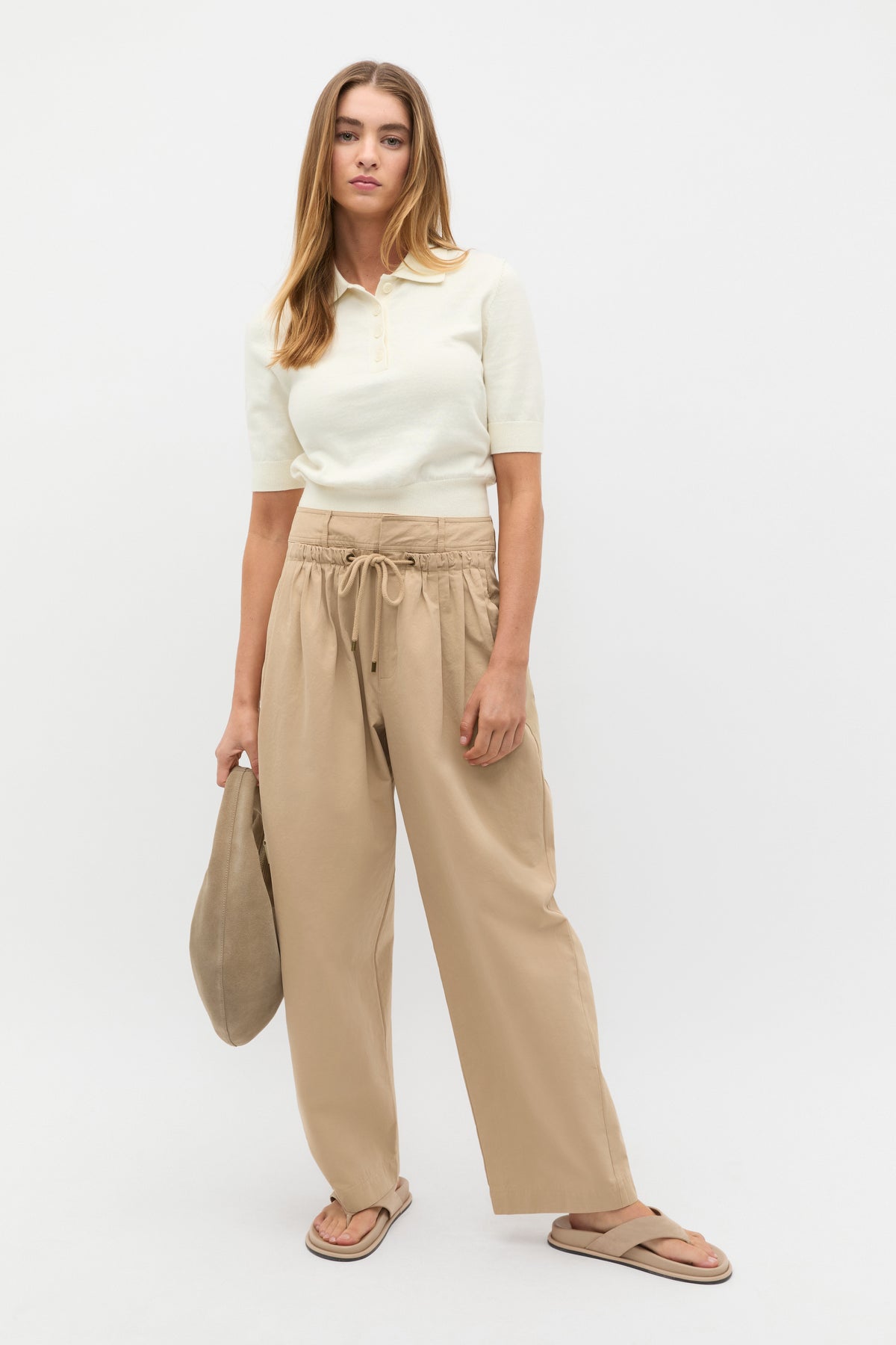 Double Waist Cotton Pant