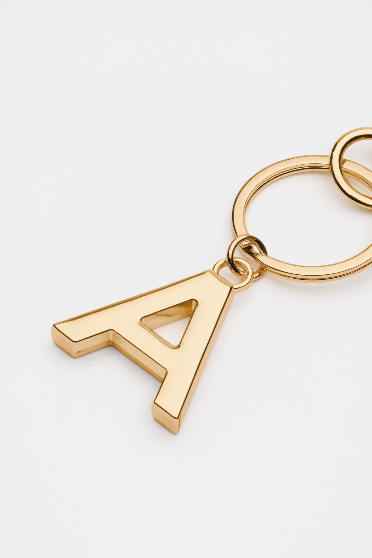 Gold Initials Keyring
