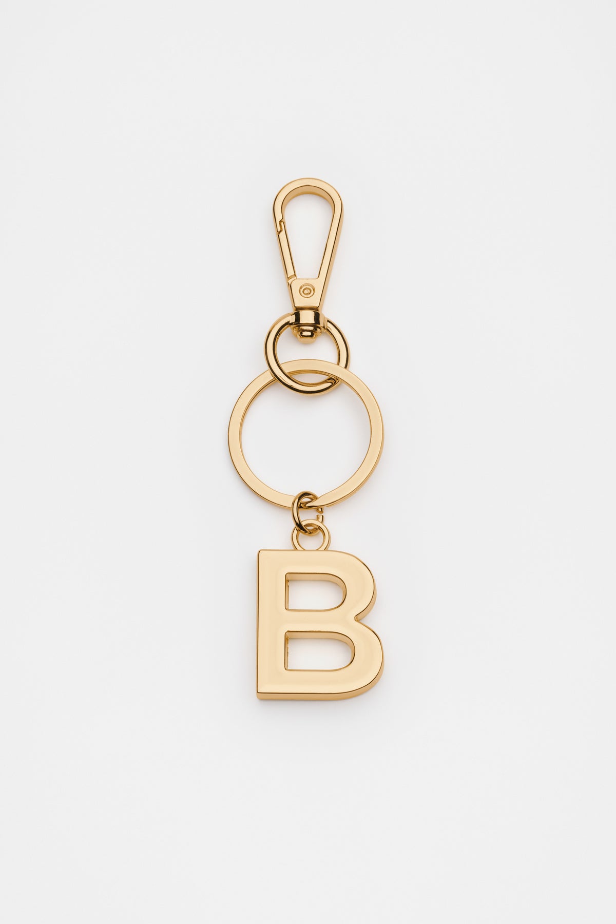 Gold Initials Keyring