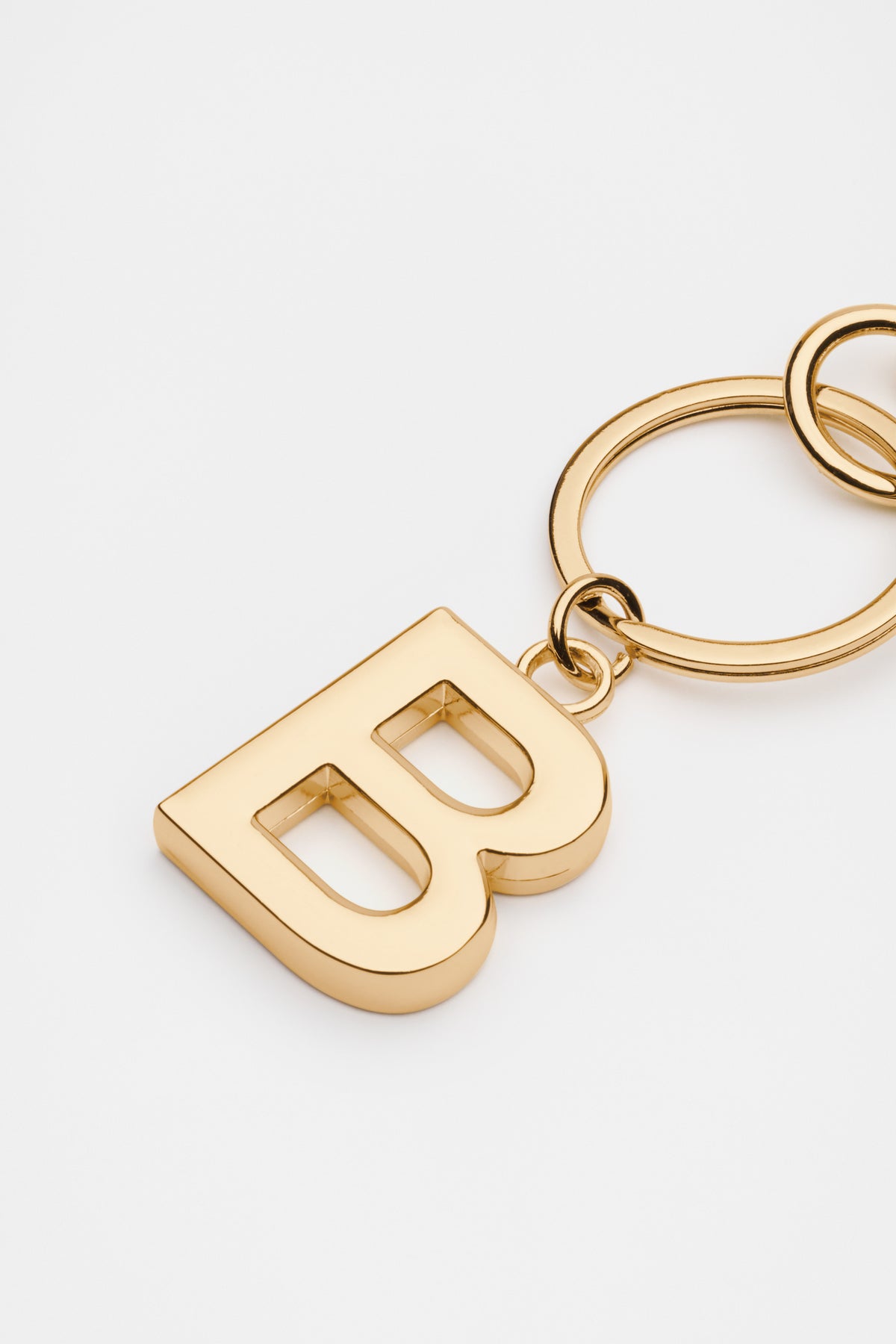 Gold Initials Keyring