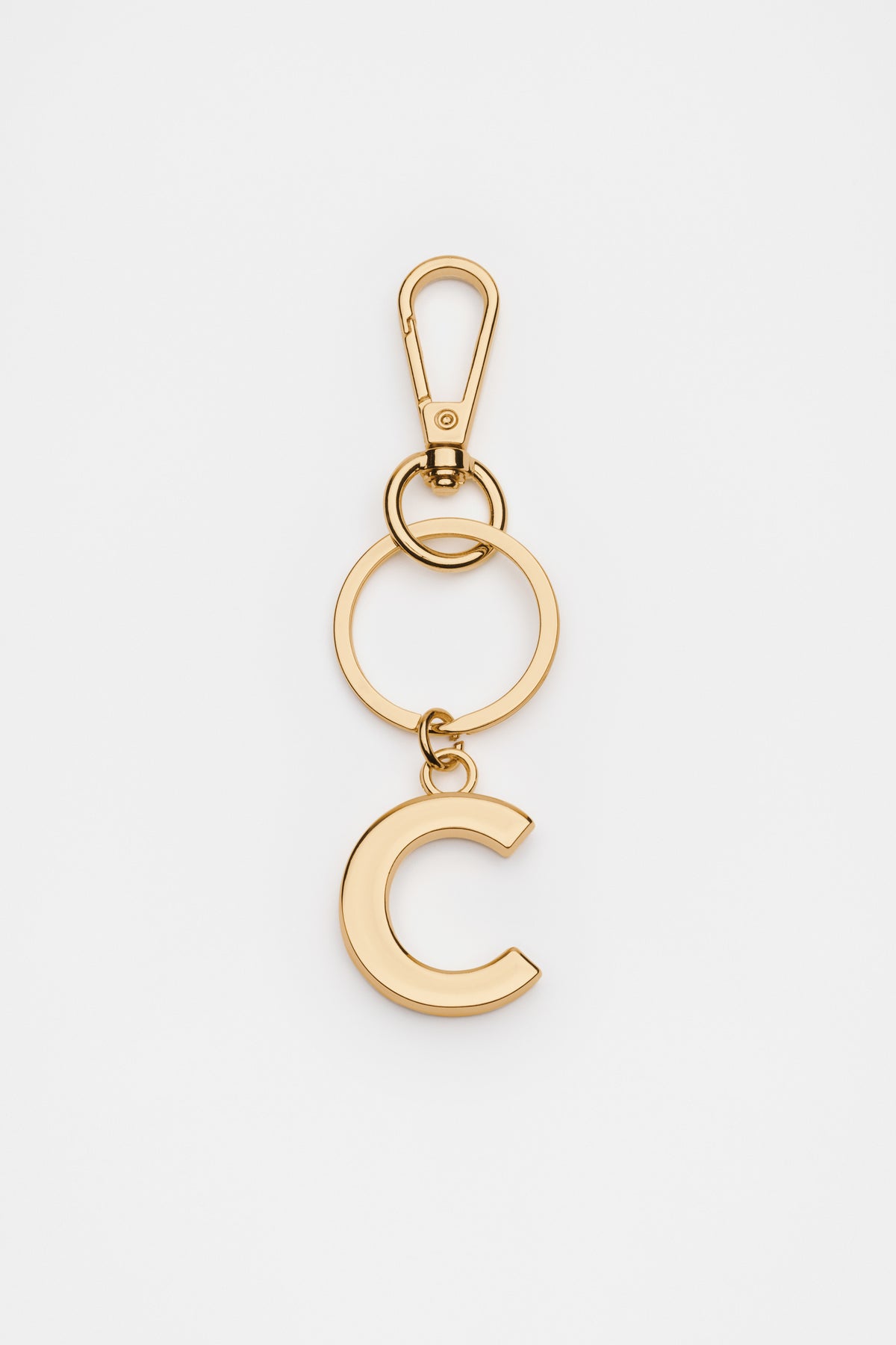 Gold Initials Keyring