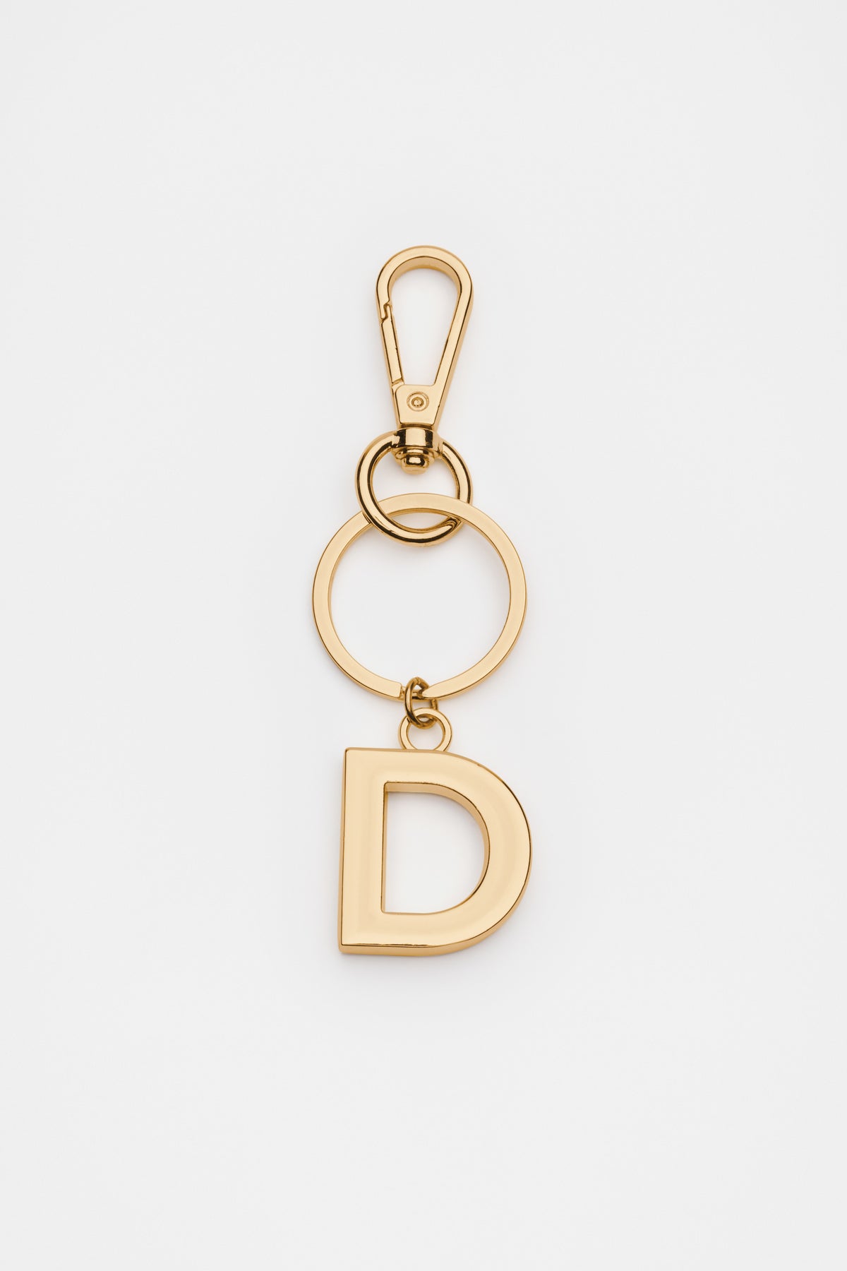 Gold Initials Keyring