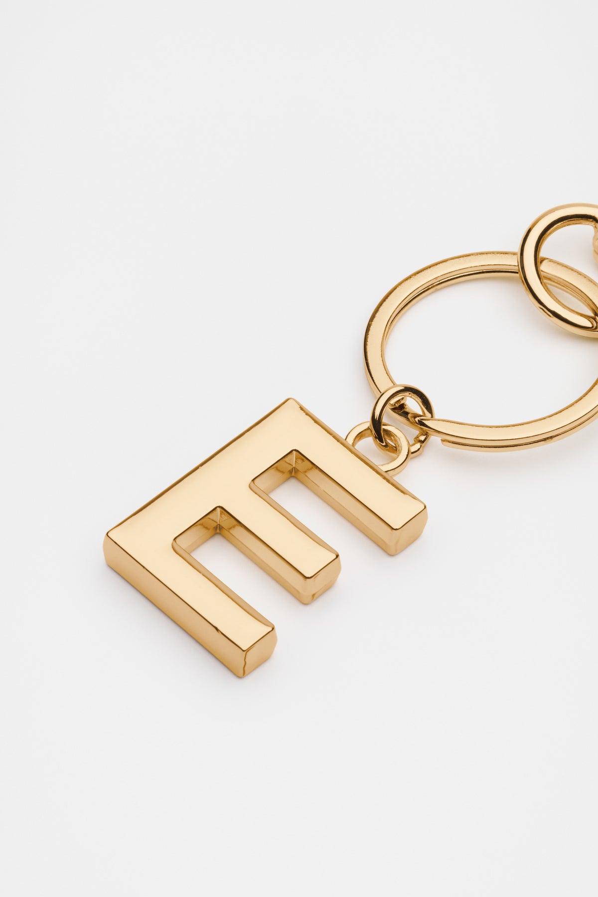 Gold Initials Keyring