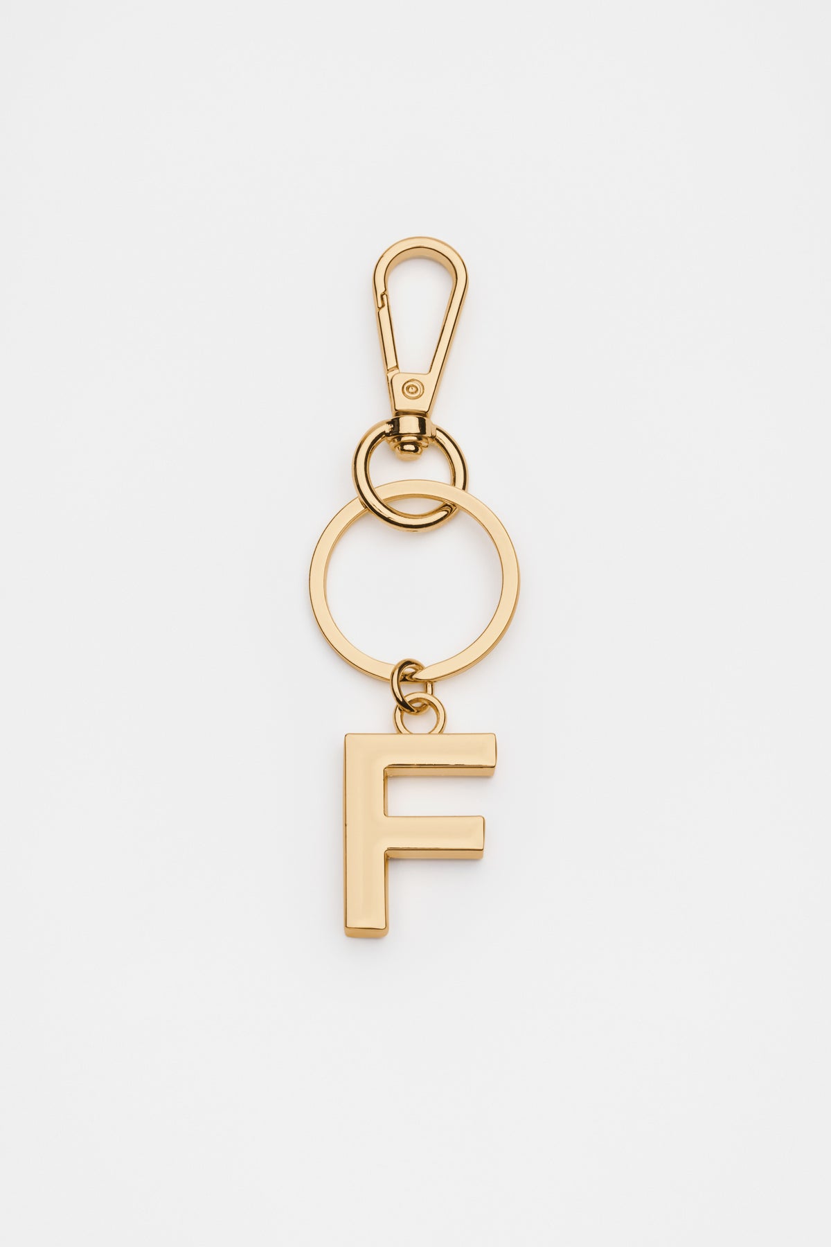 Gold Initials Keyring