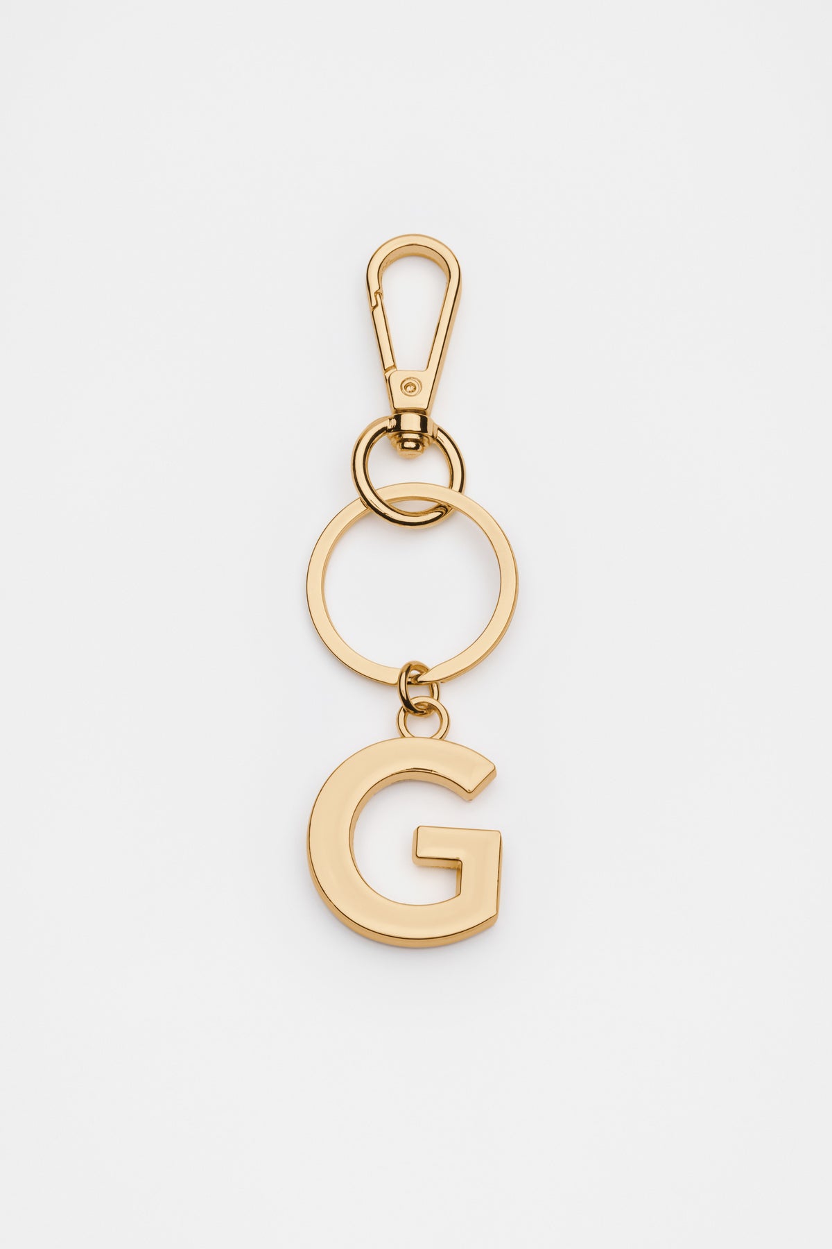 Gold Initials Keyring