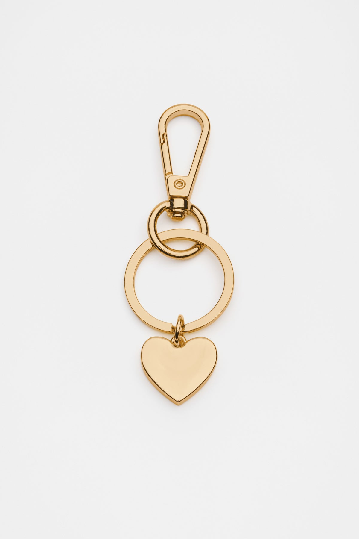 Gold Initials Keyring