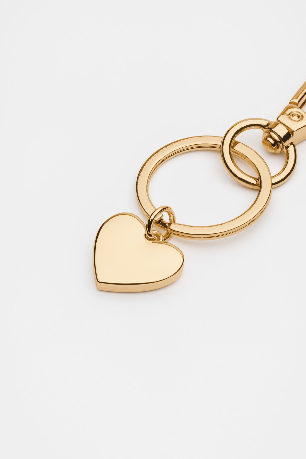 Gold Initials Keyring