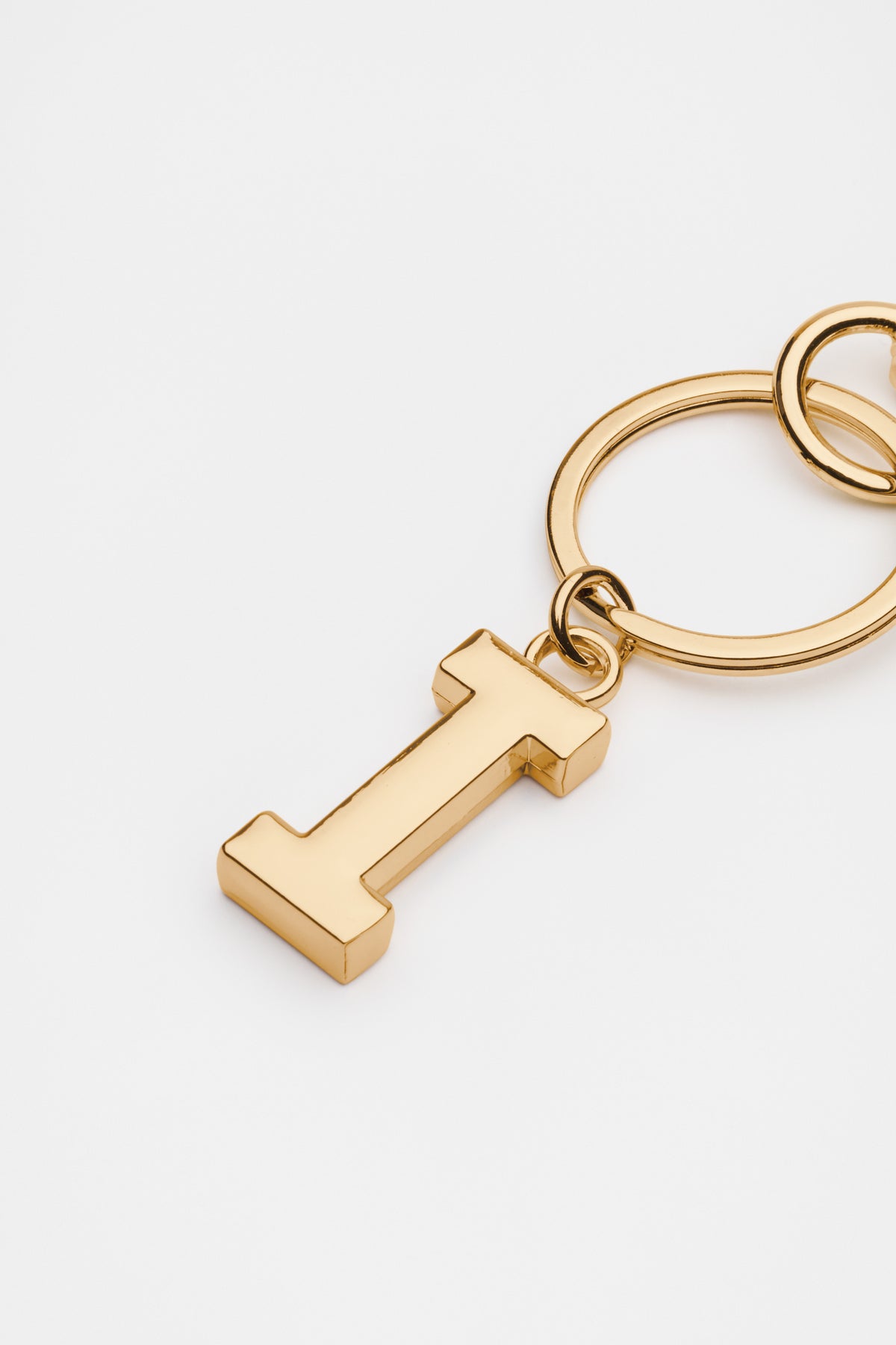 Gold Initials Keyring