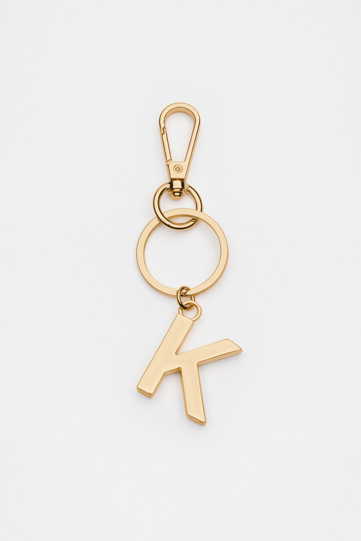 Gold Initials Keyring