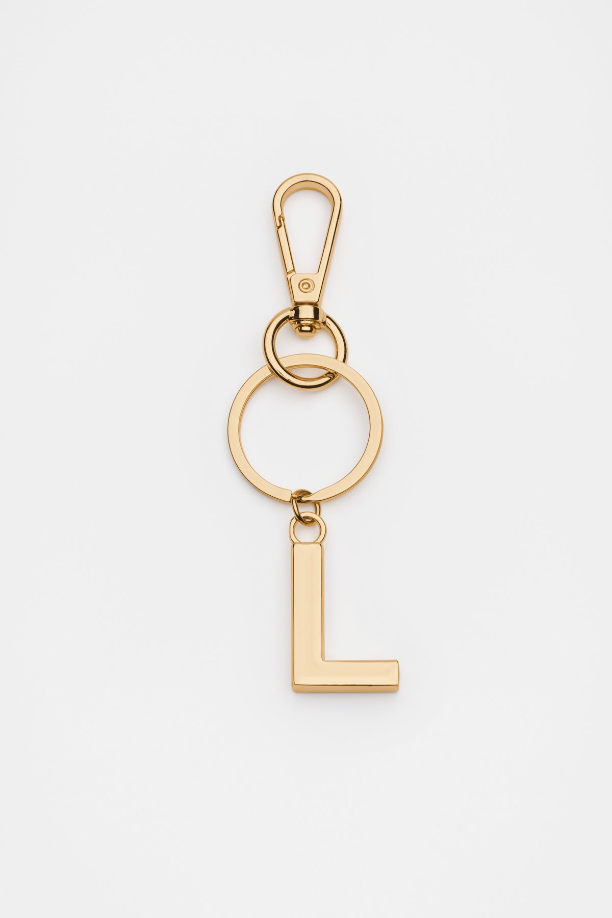 Gold Initials Keyring