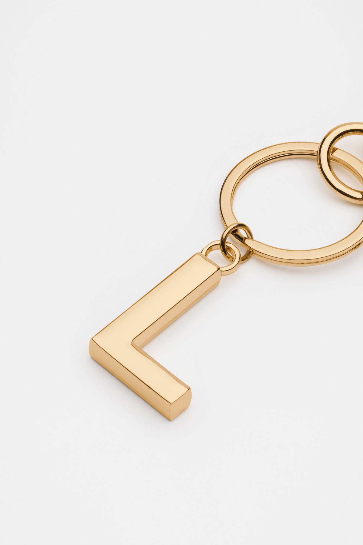 Gold Initials Keyring