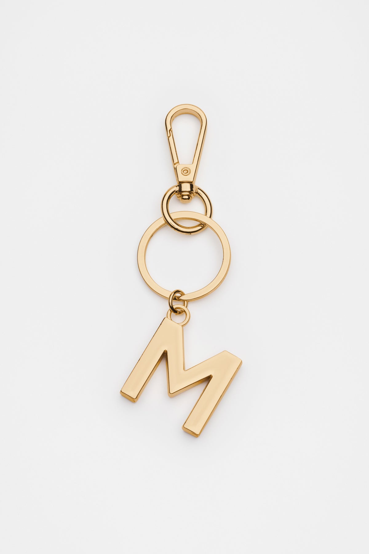 Gold Initials Keyring