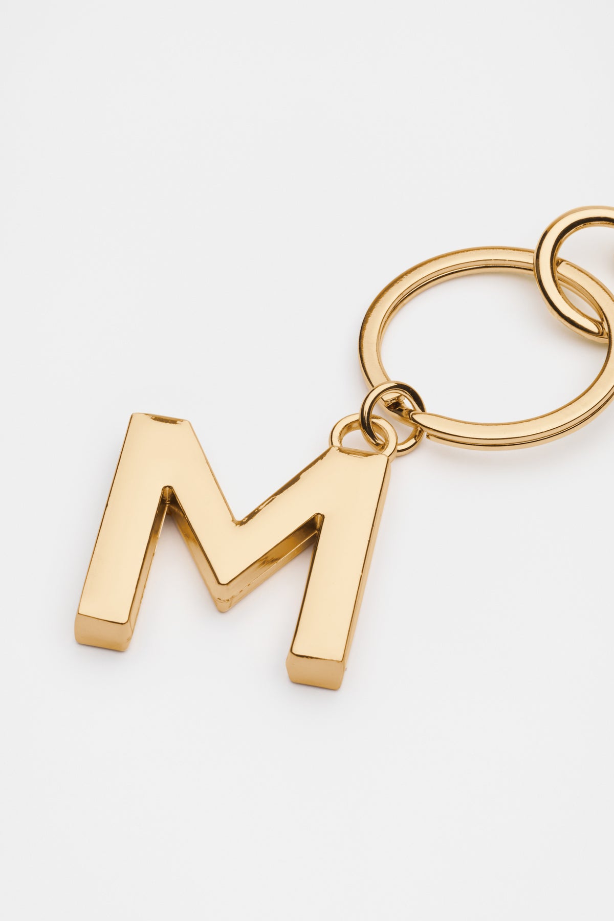 Gold Initials Keyring