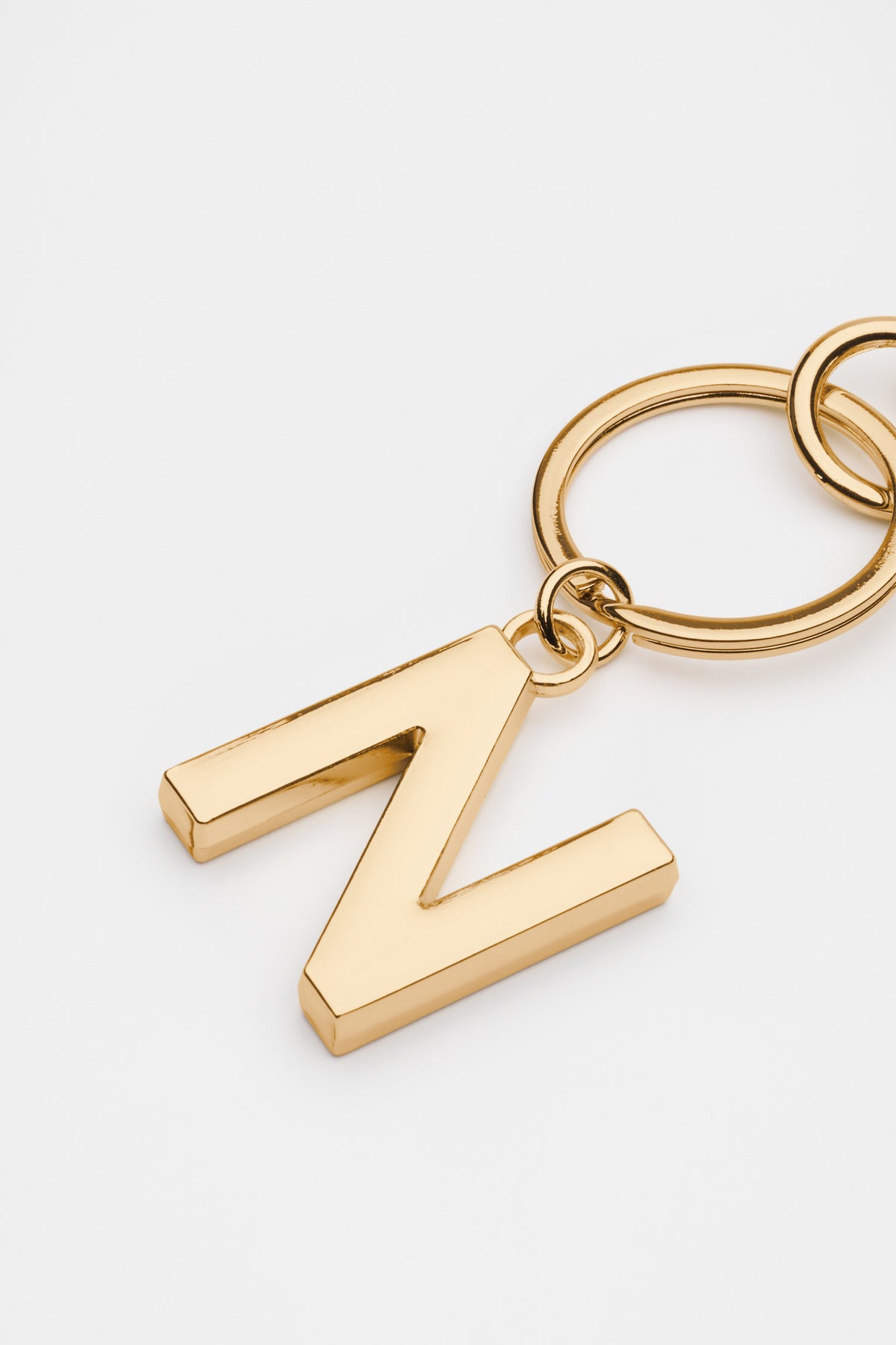 Gold Initials Keyring