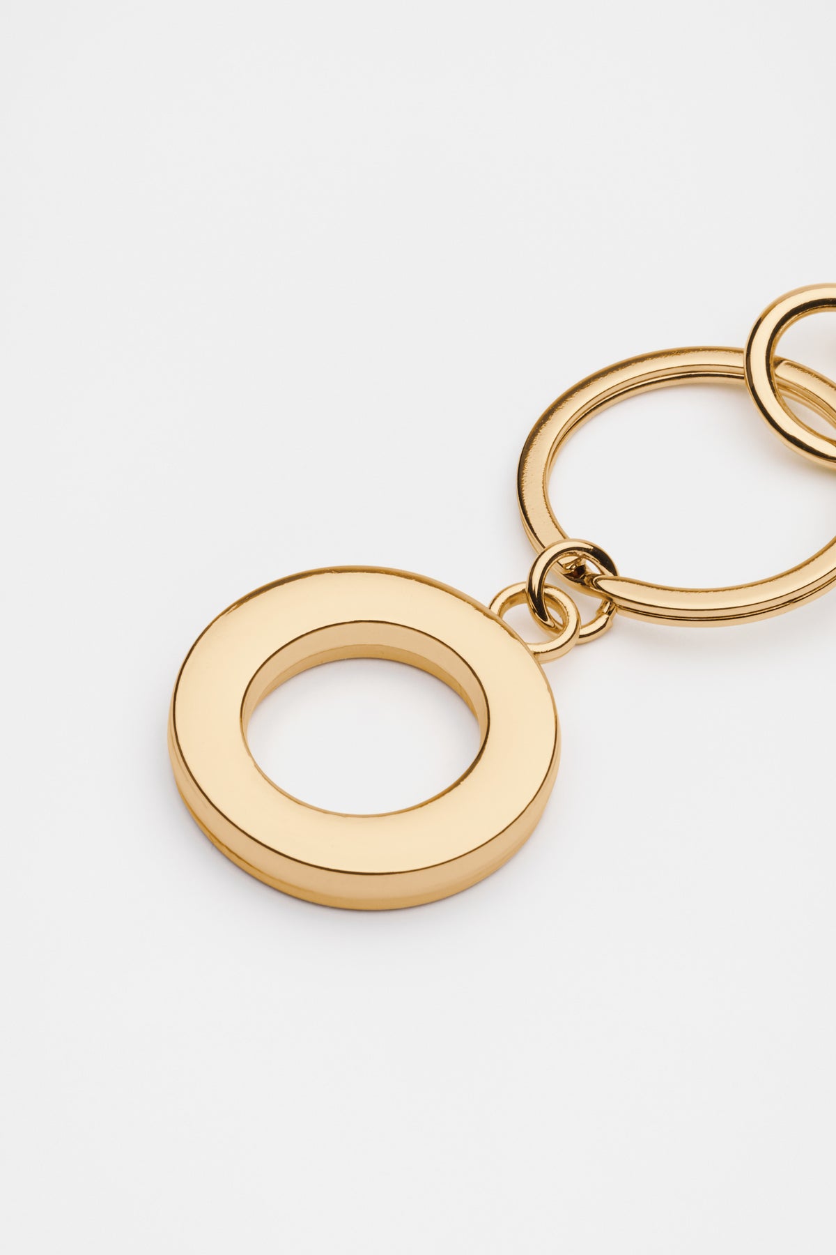 Gold Initials Keyring