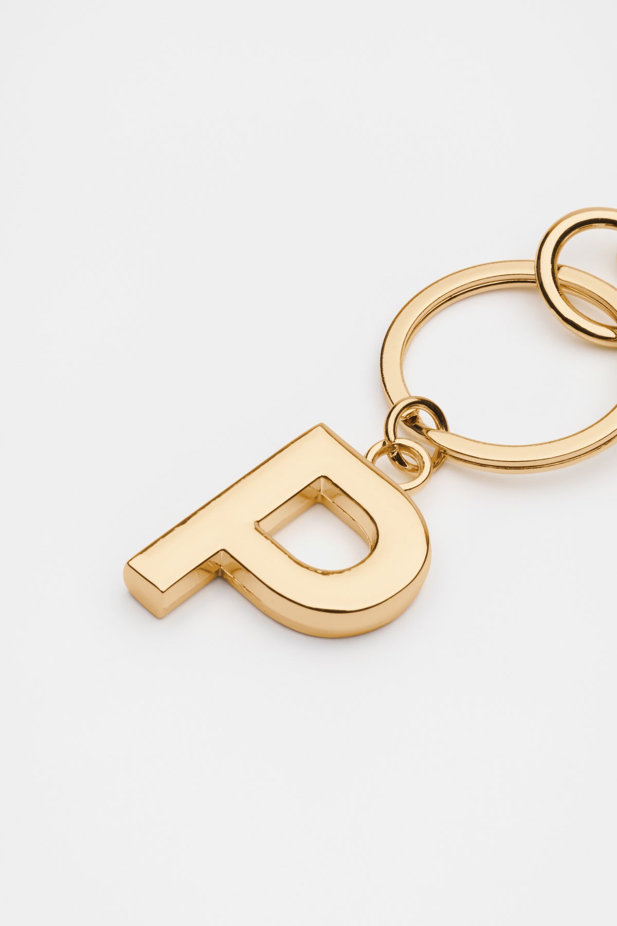 Gold Initials Keyring