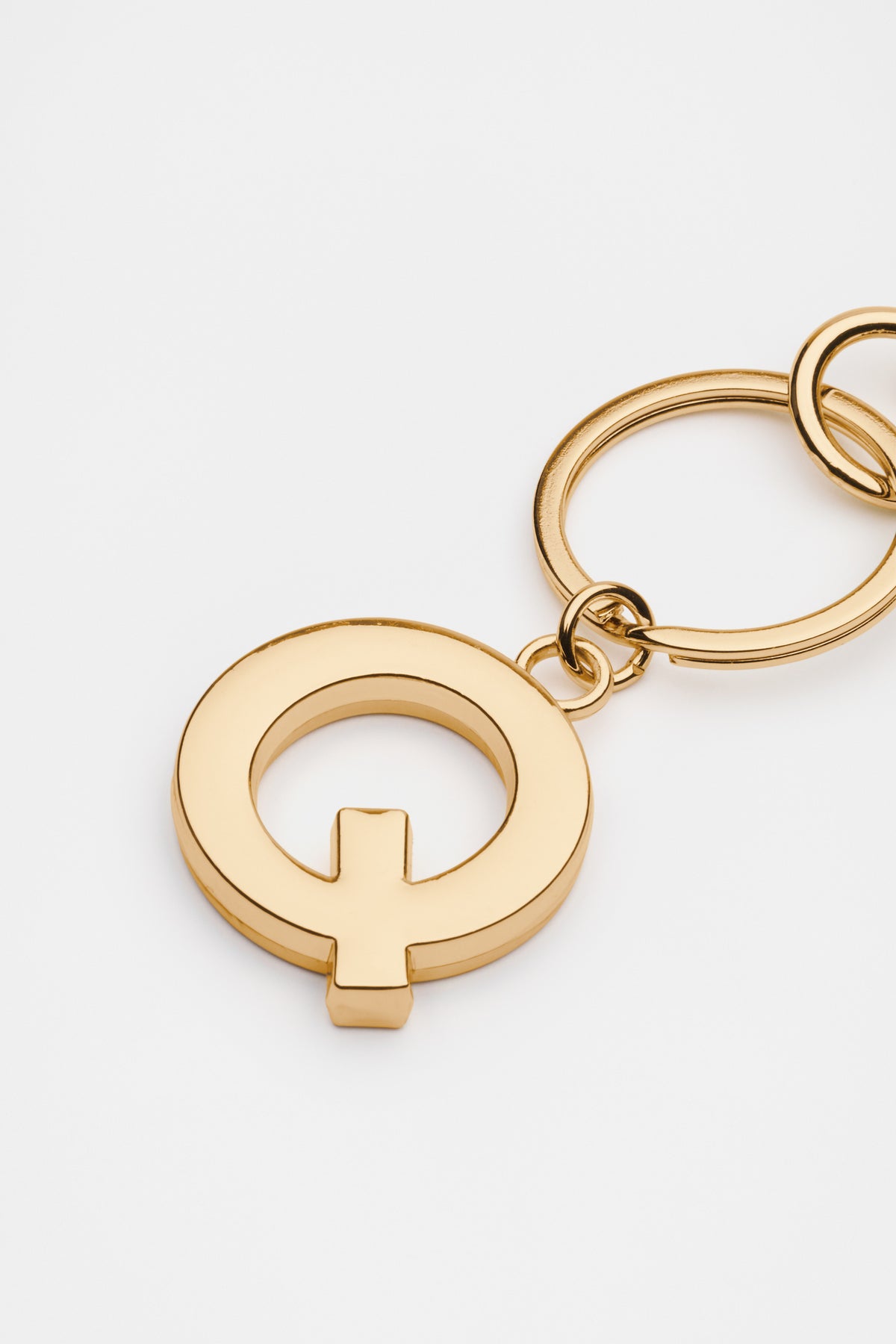 Gold Initials Keyring