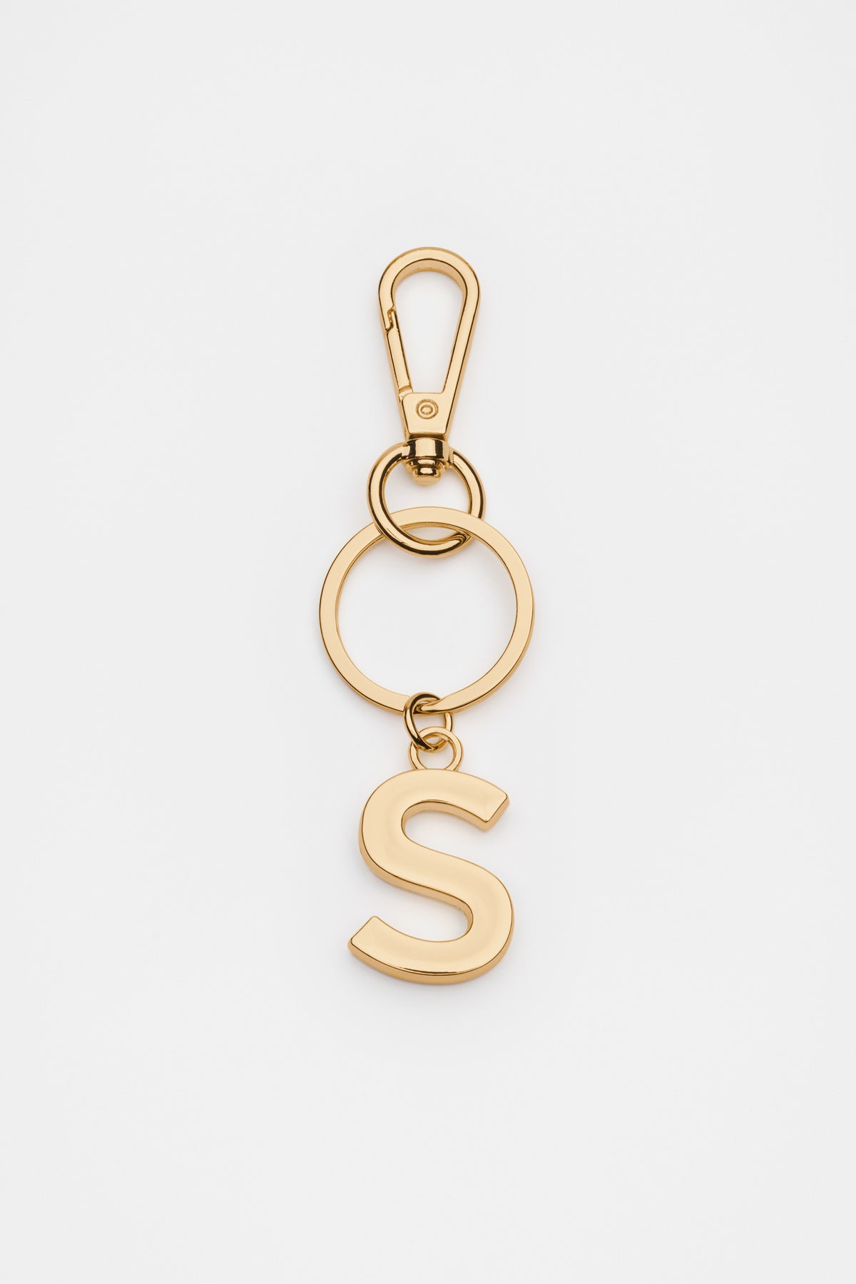 Gold Initials Keyring