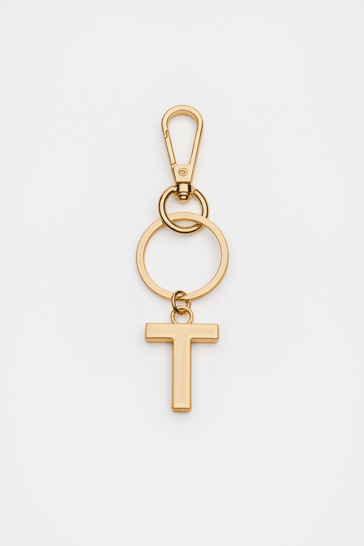 Gold Initials Keyring