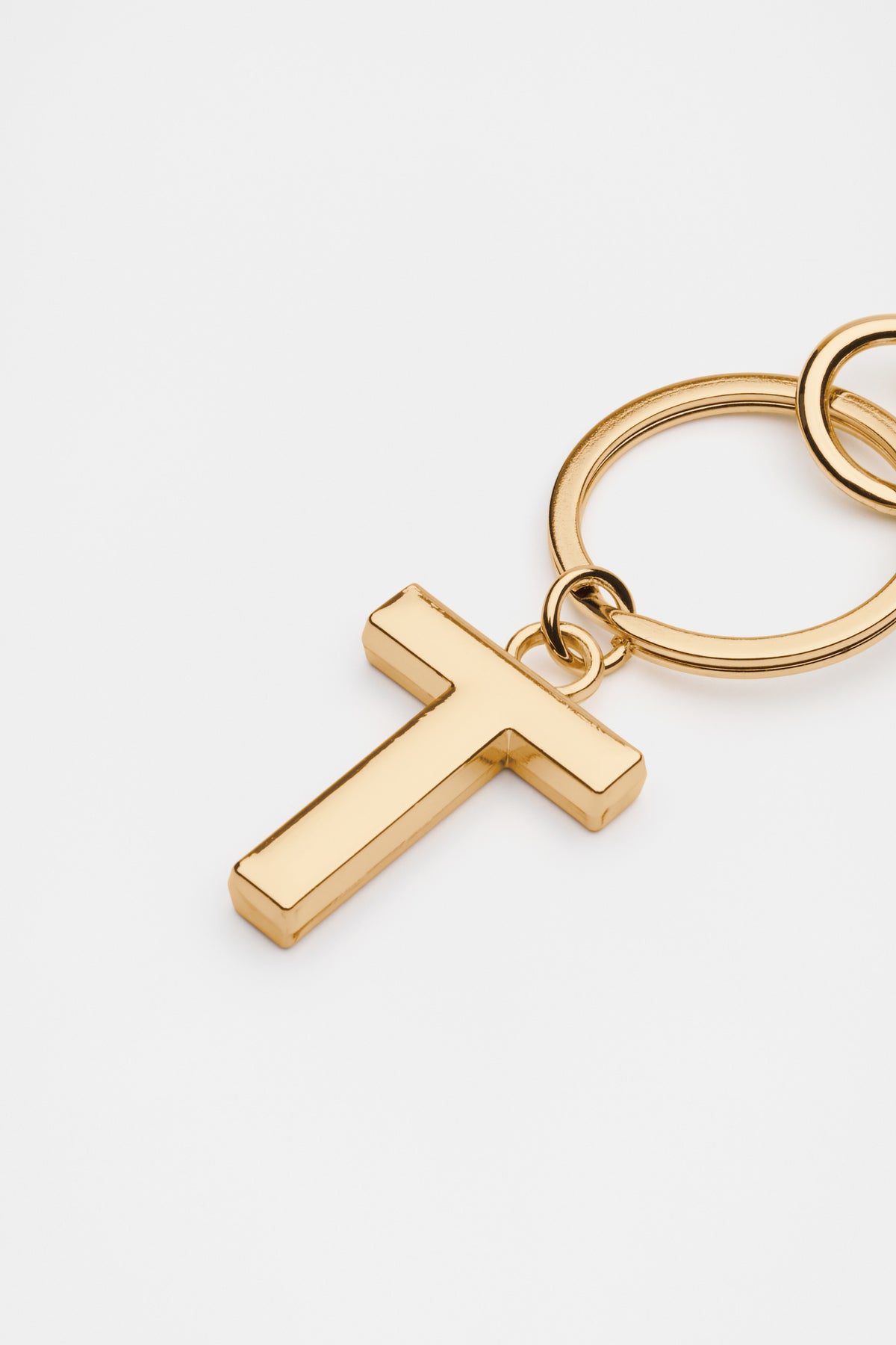 Gold Initials Keyring