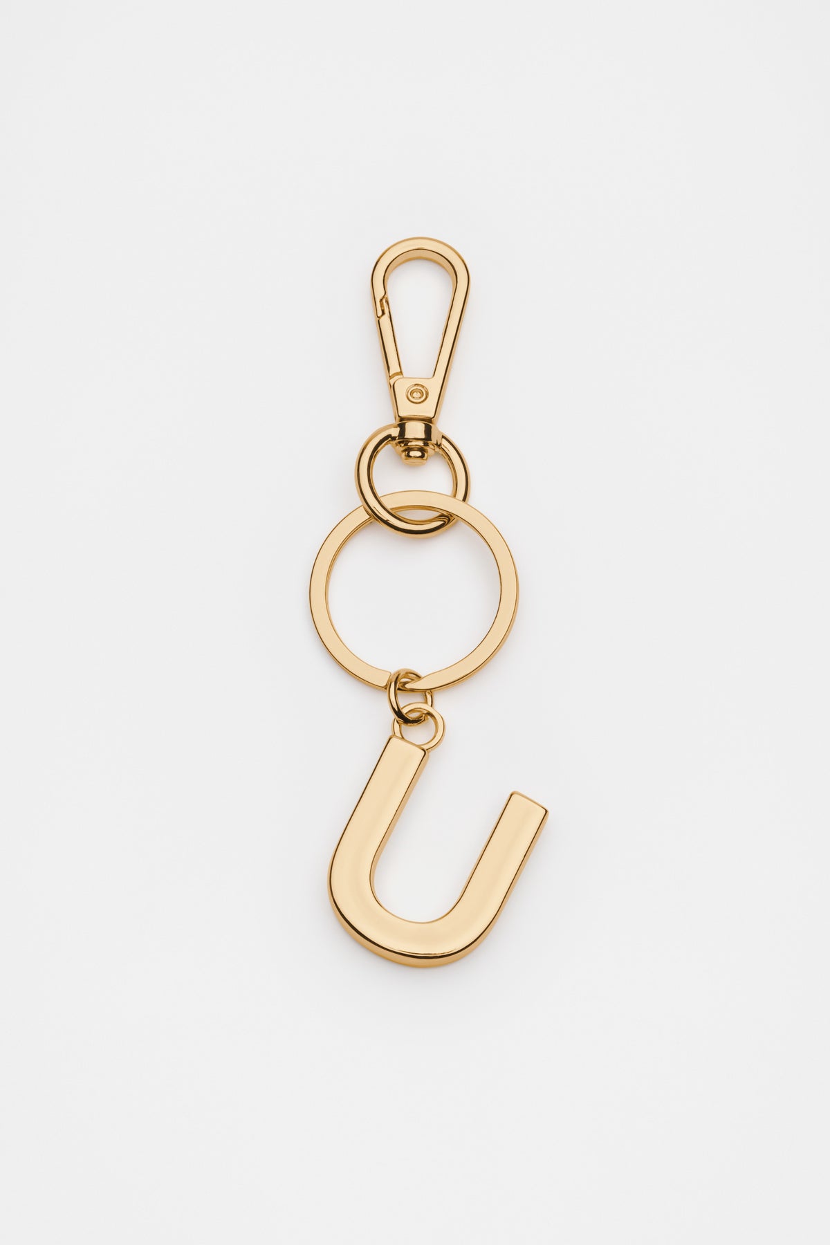 Gold Initials Keyring