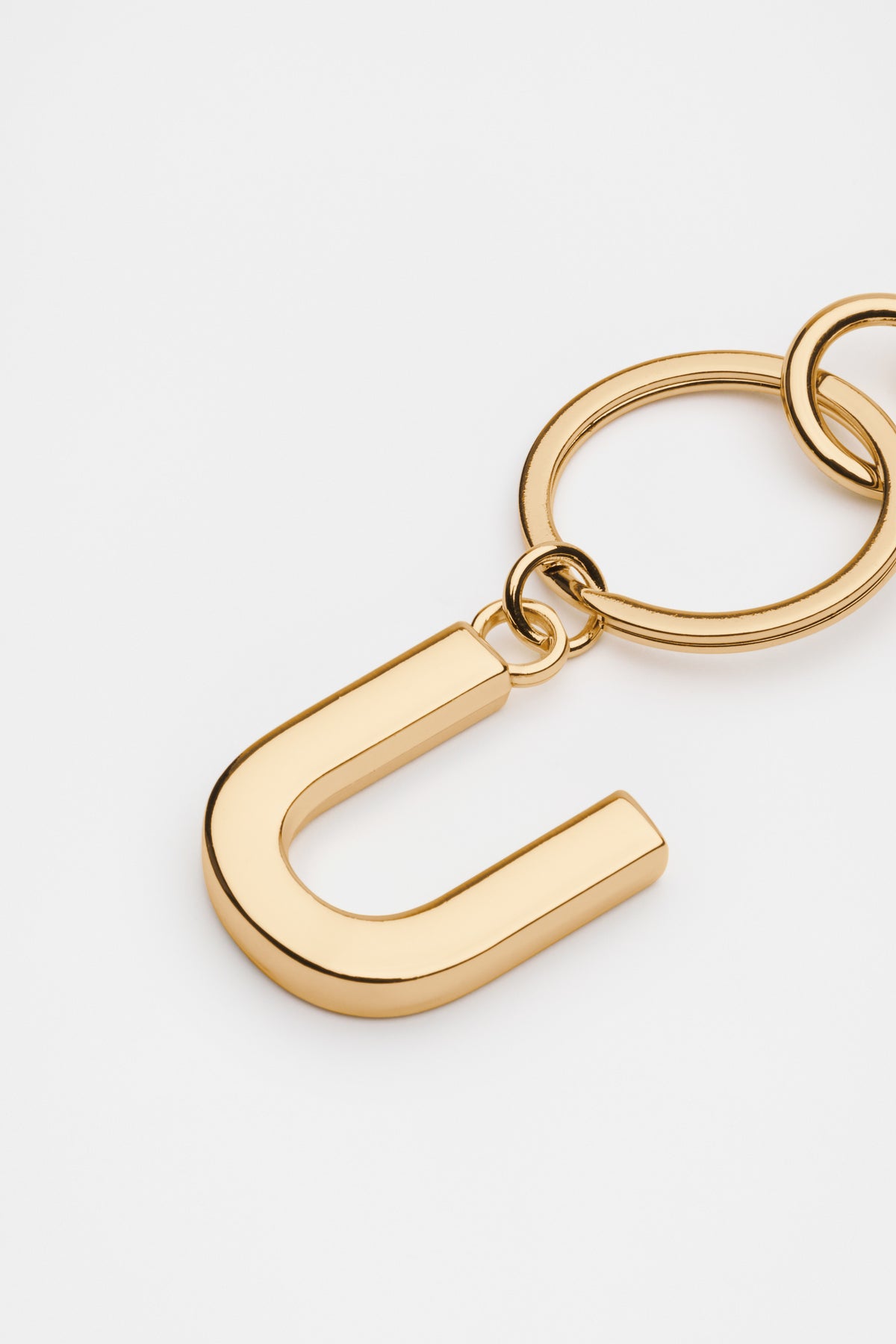 Gold Initials Keyring