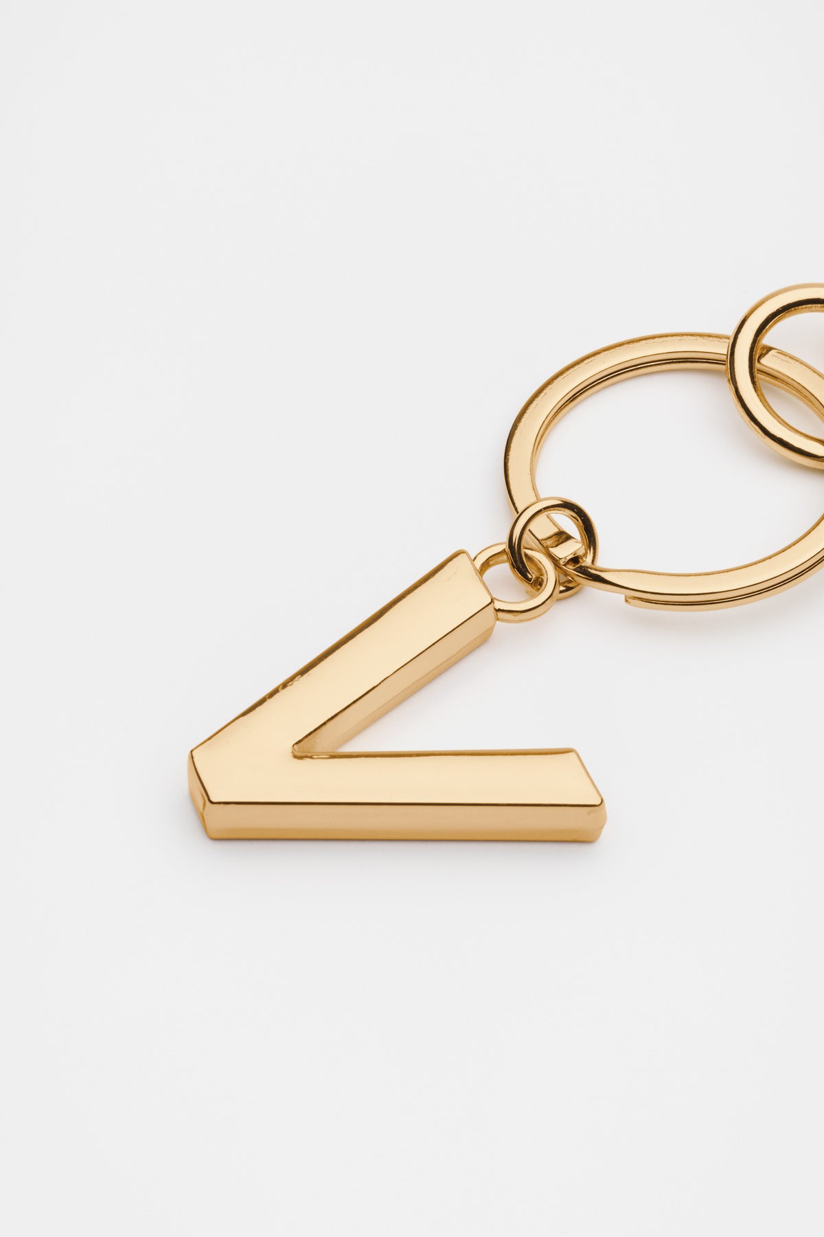Gold Initials Keyring