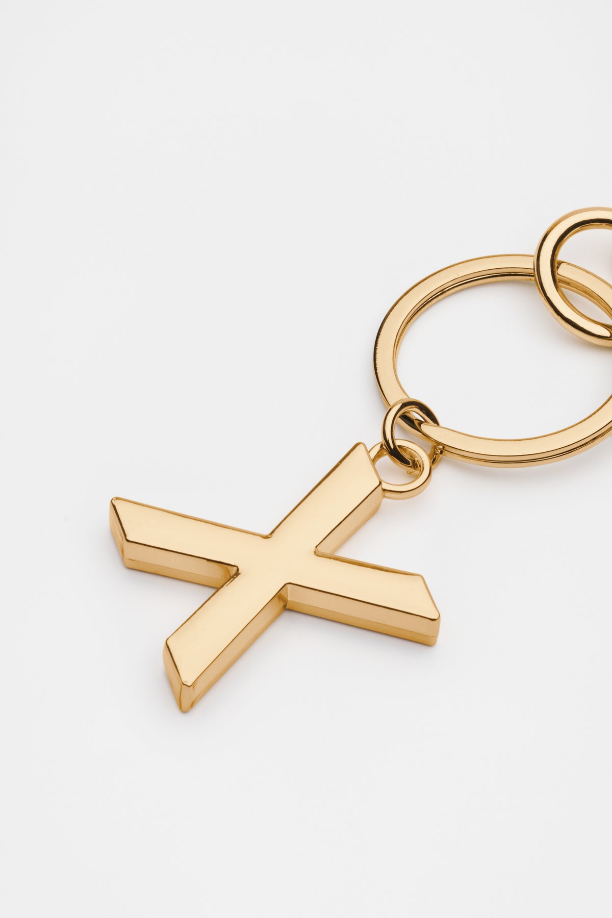 Gold Initials Keyring