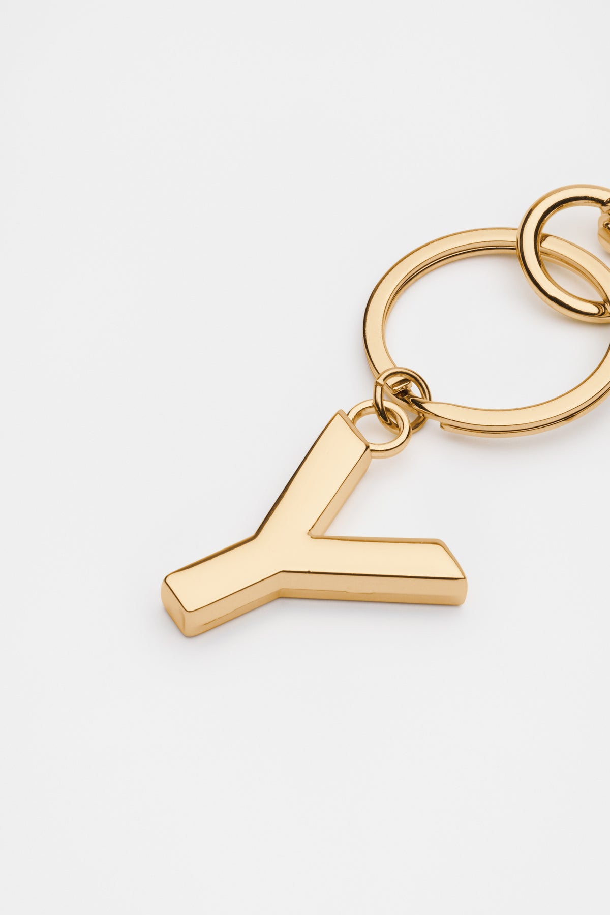 Gold Initials Keyring