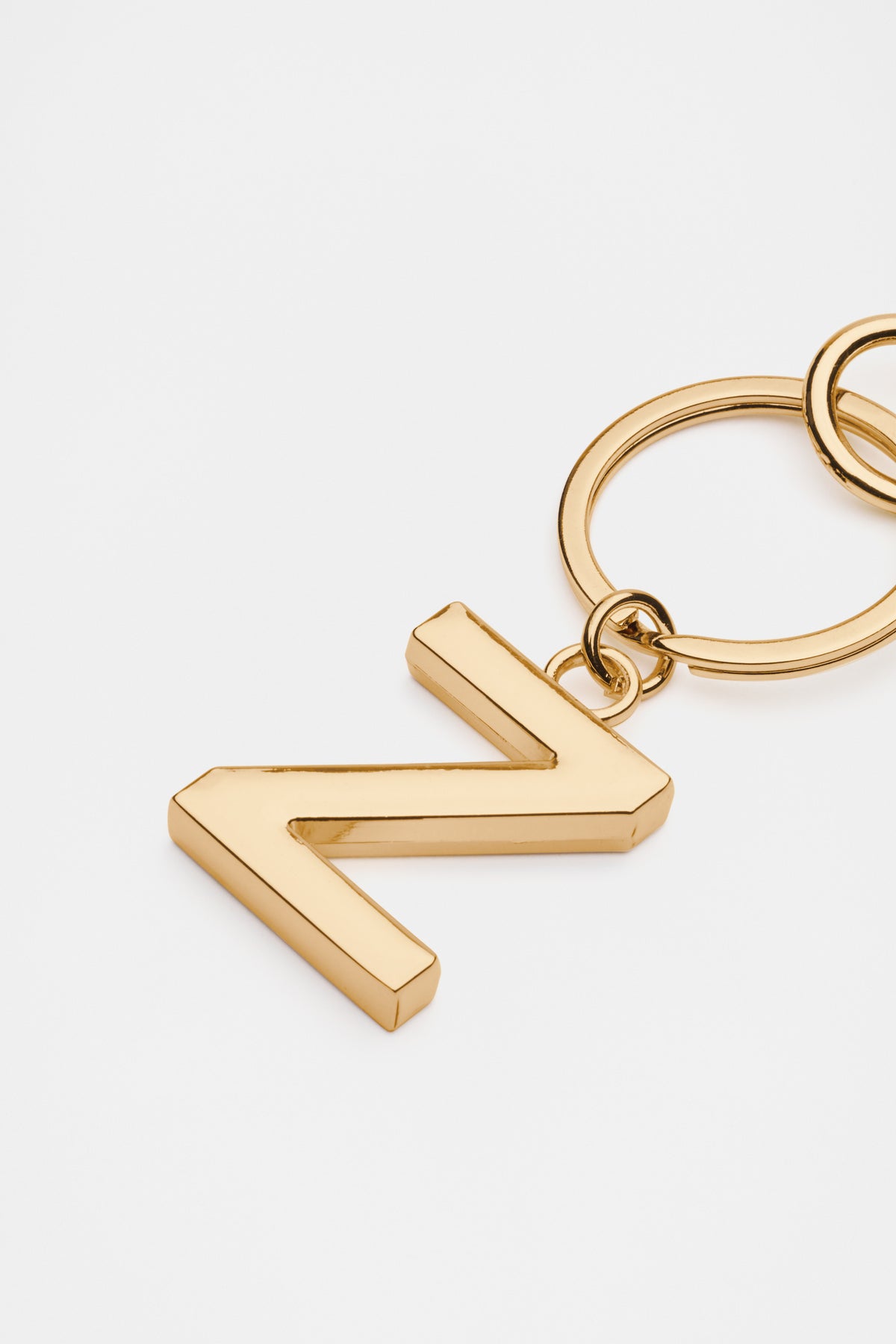 Gold Initials Keyring