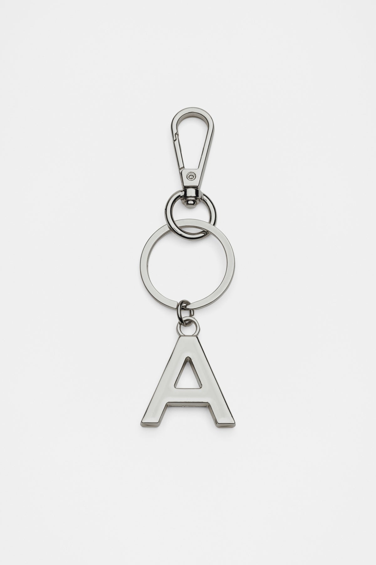 Silver Initials Keyring