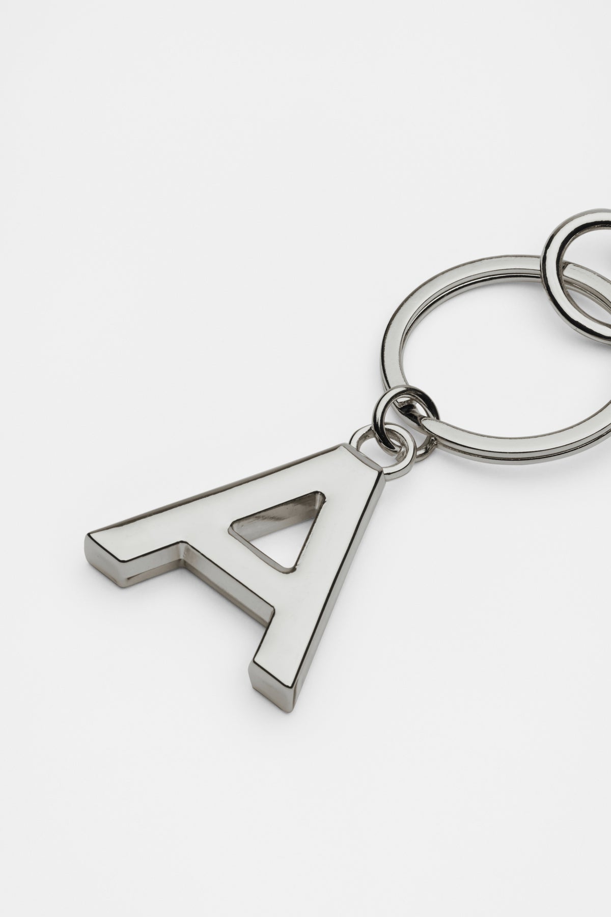 Silver Initials Keyring