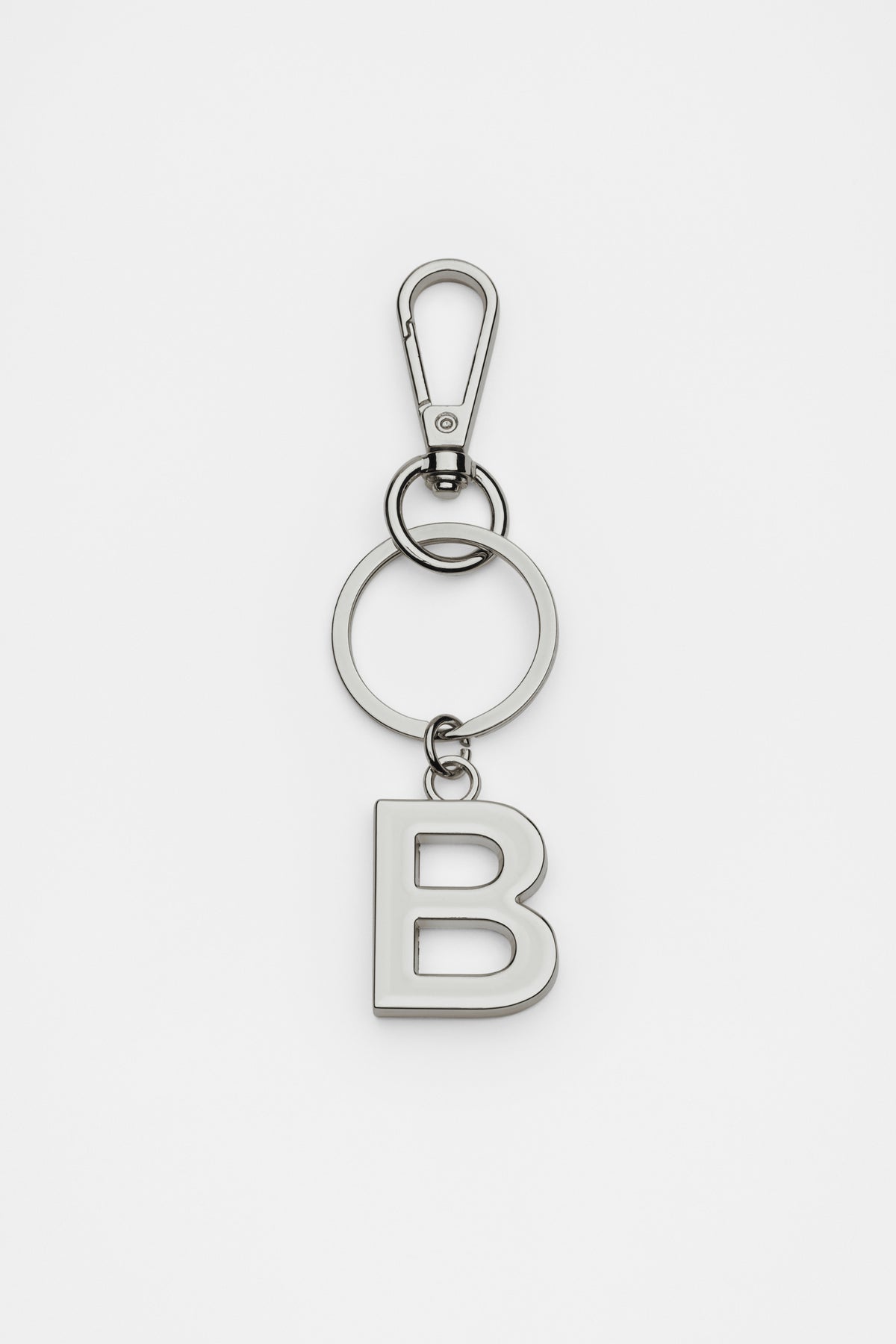 Silver Initials Keyring