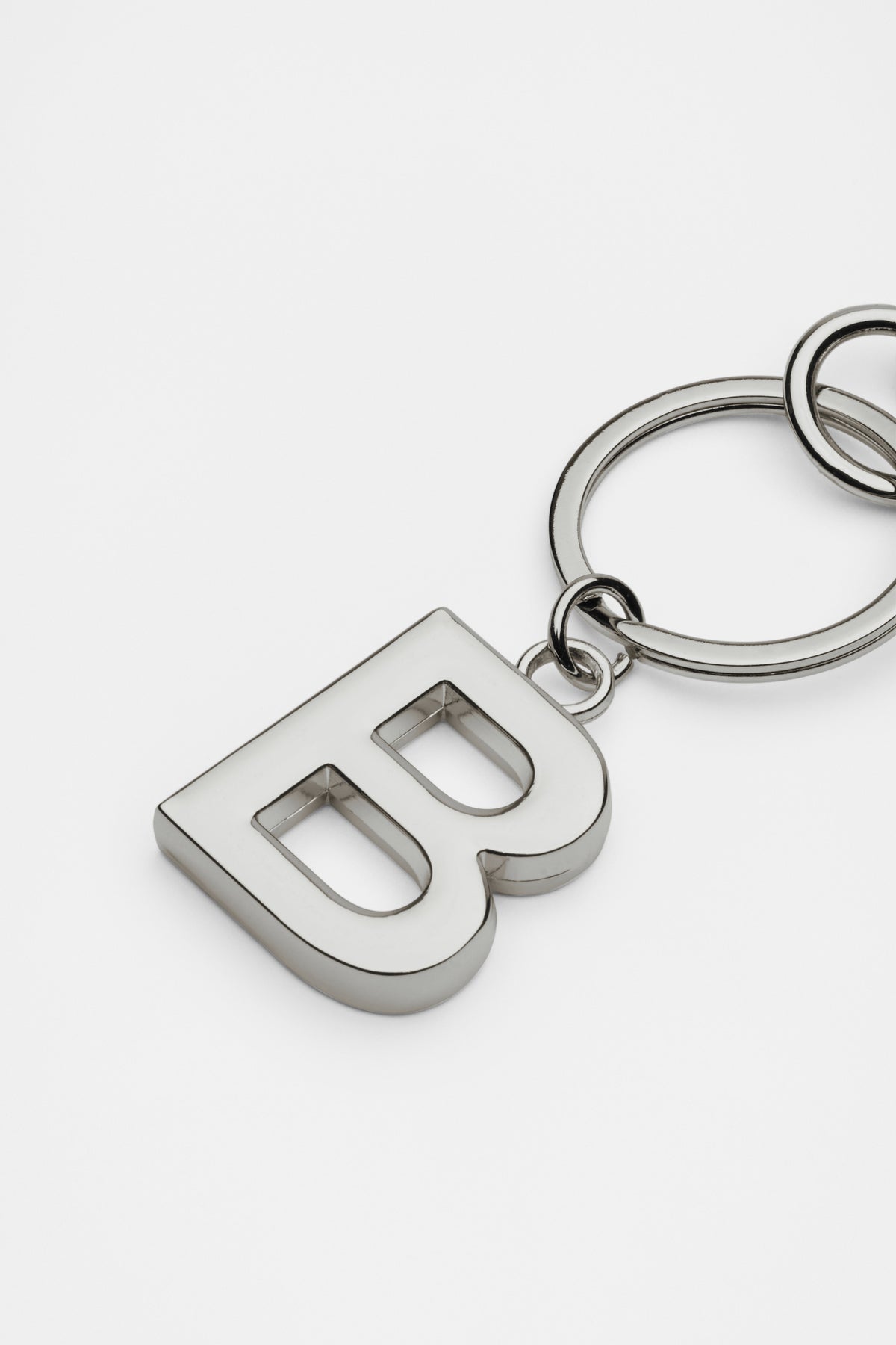 Silver Initials Keyring