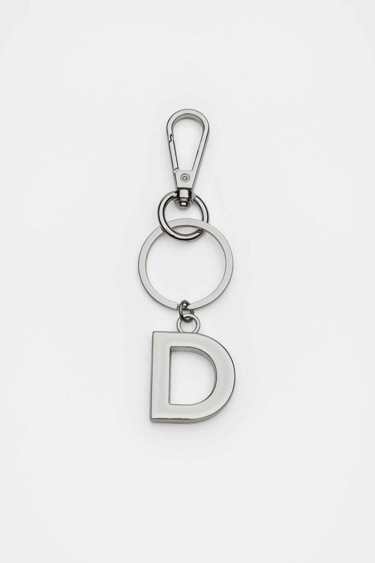 Silver Initials Keyring