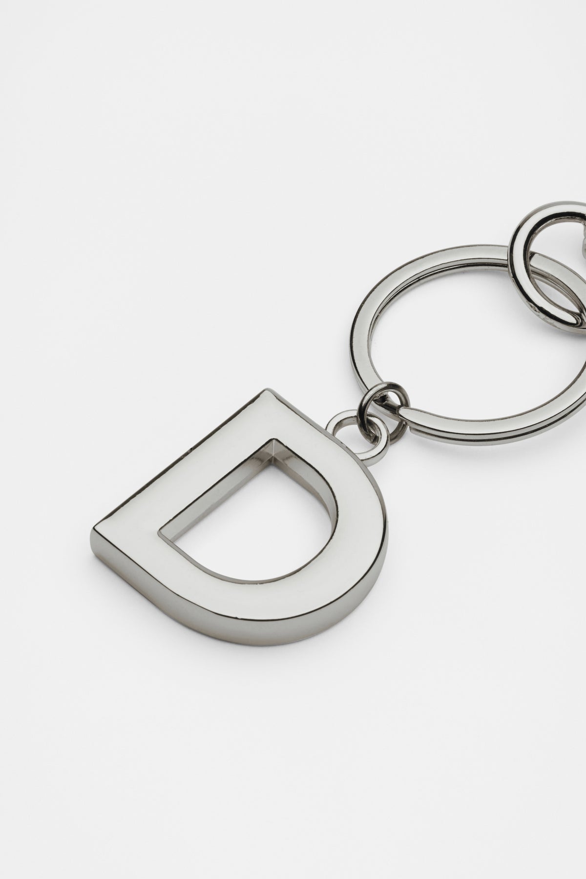 Silver Initials Keyring