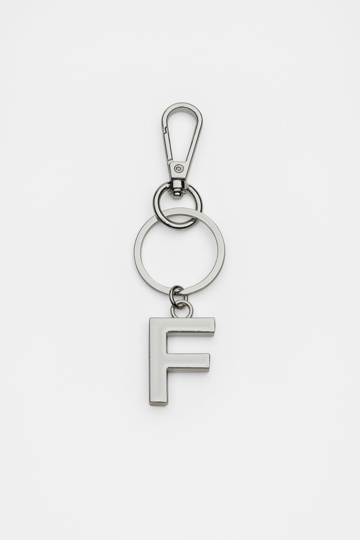 Silver Initials Keyring