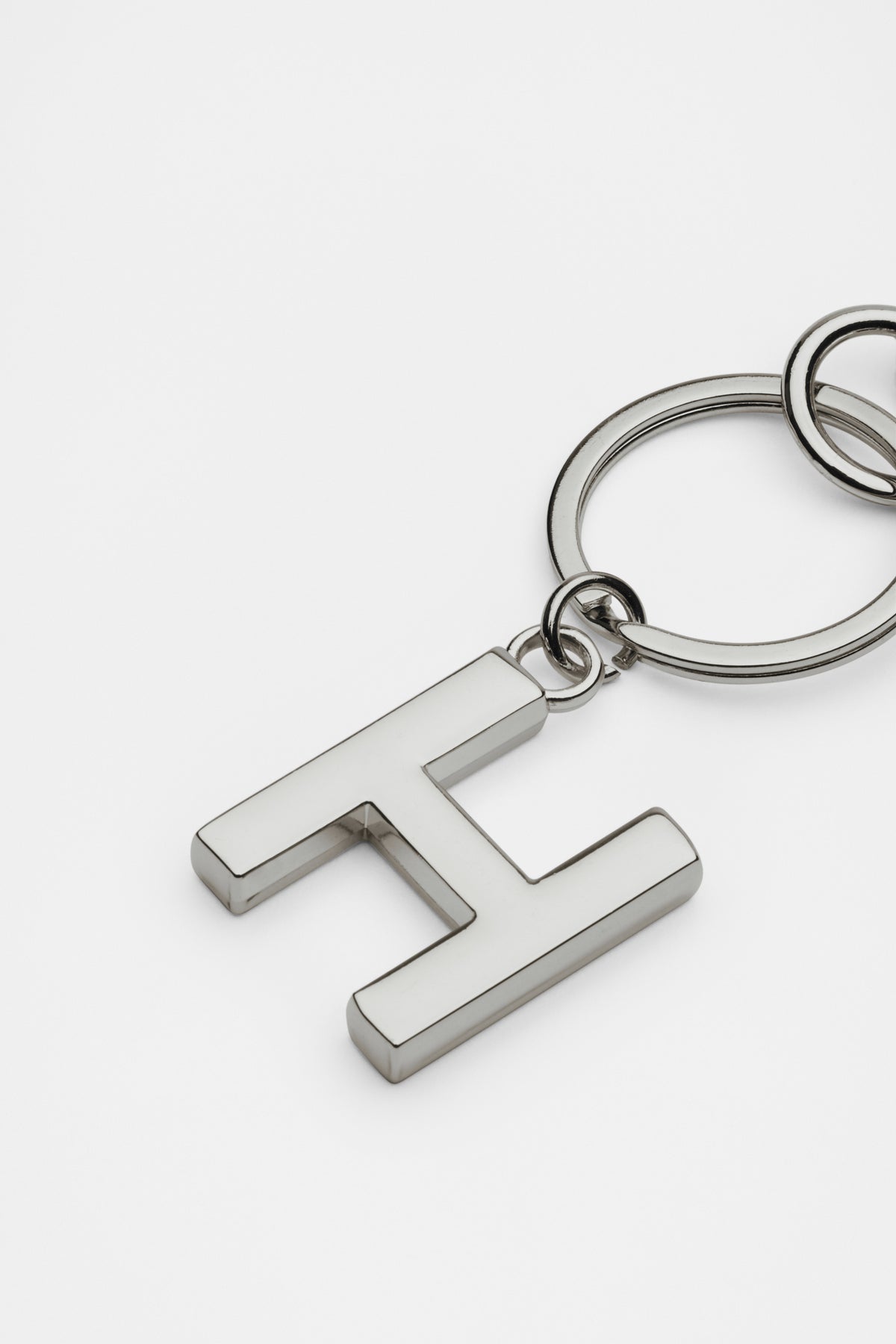 Silver Initials Keyring