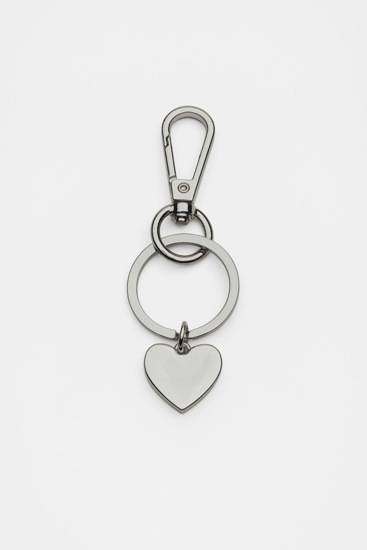 Silver Initials Keyring