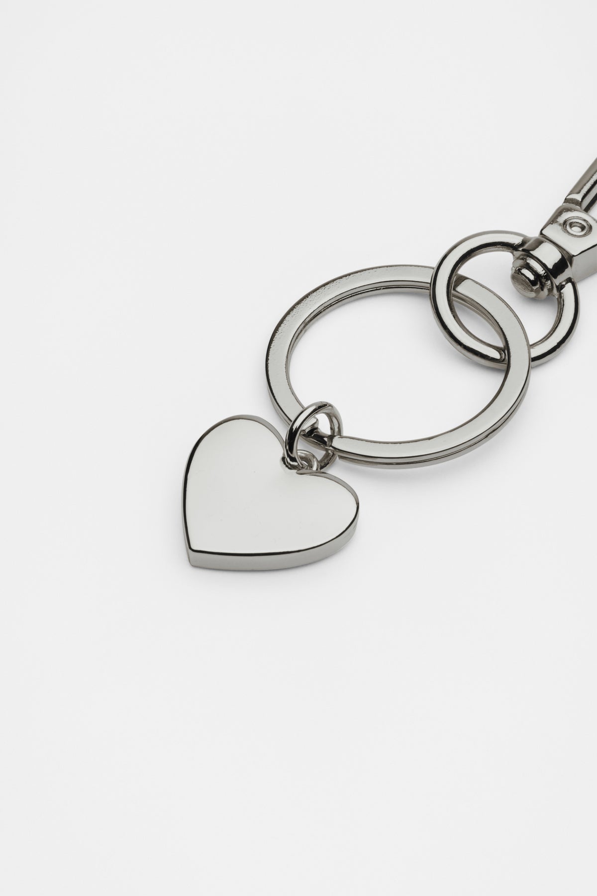 Silver Initials Keyring