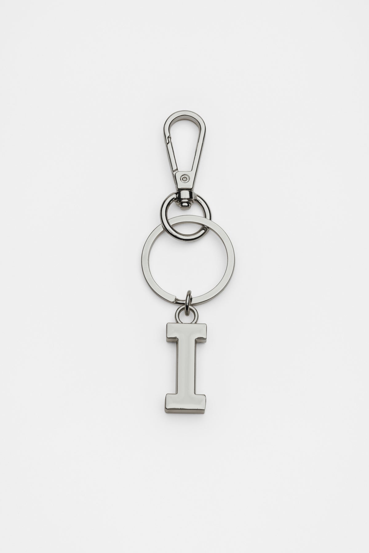 Silver Initials Keyring