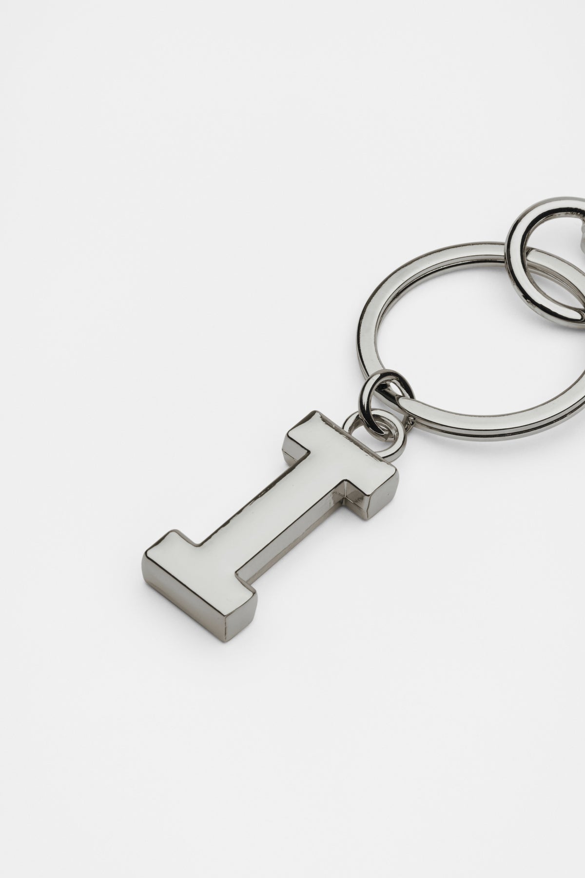 Silver Initials Keyring