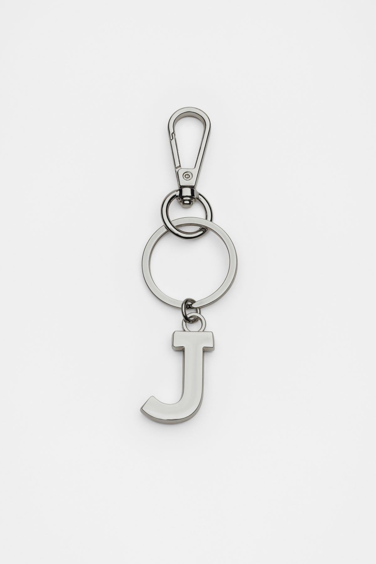 Silver Initials Keyring