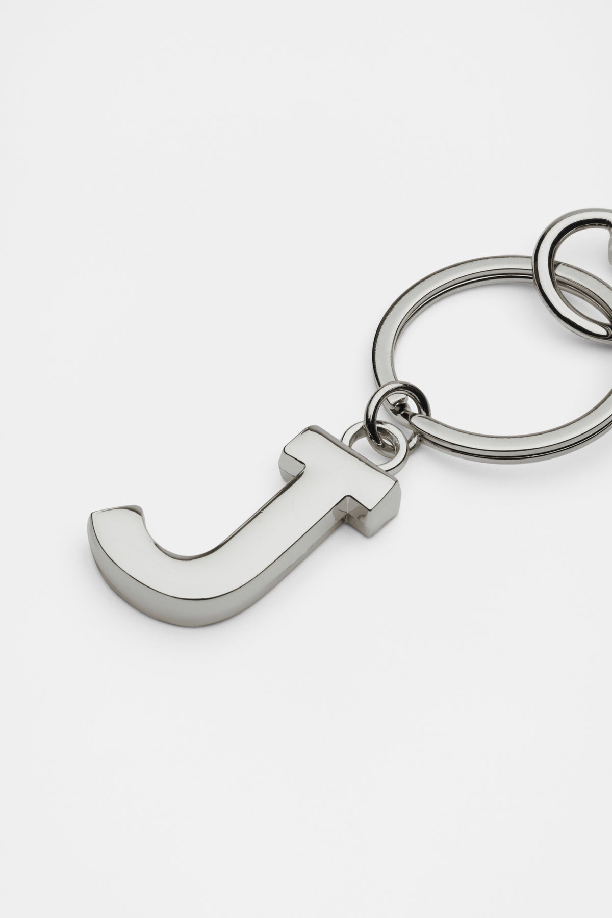 Silver Initials Keyring