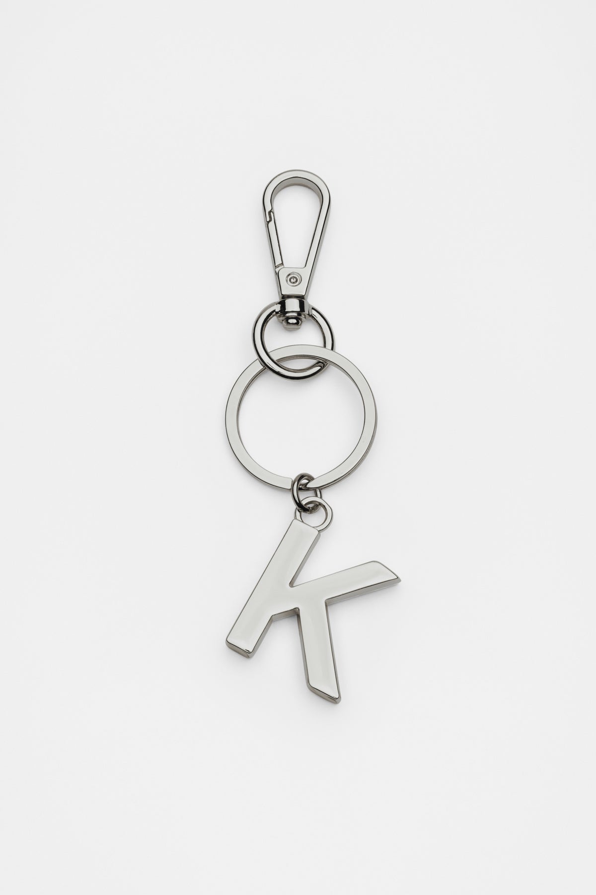 Silver Initials Keyring