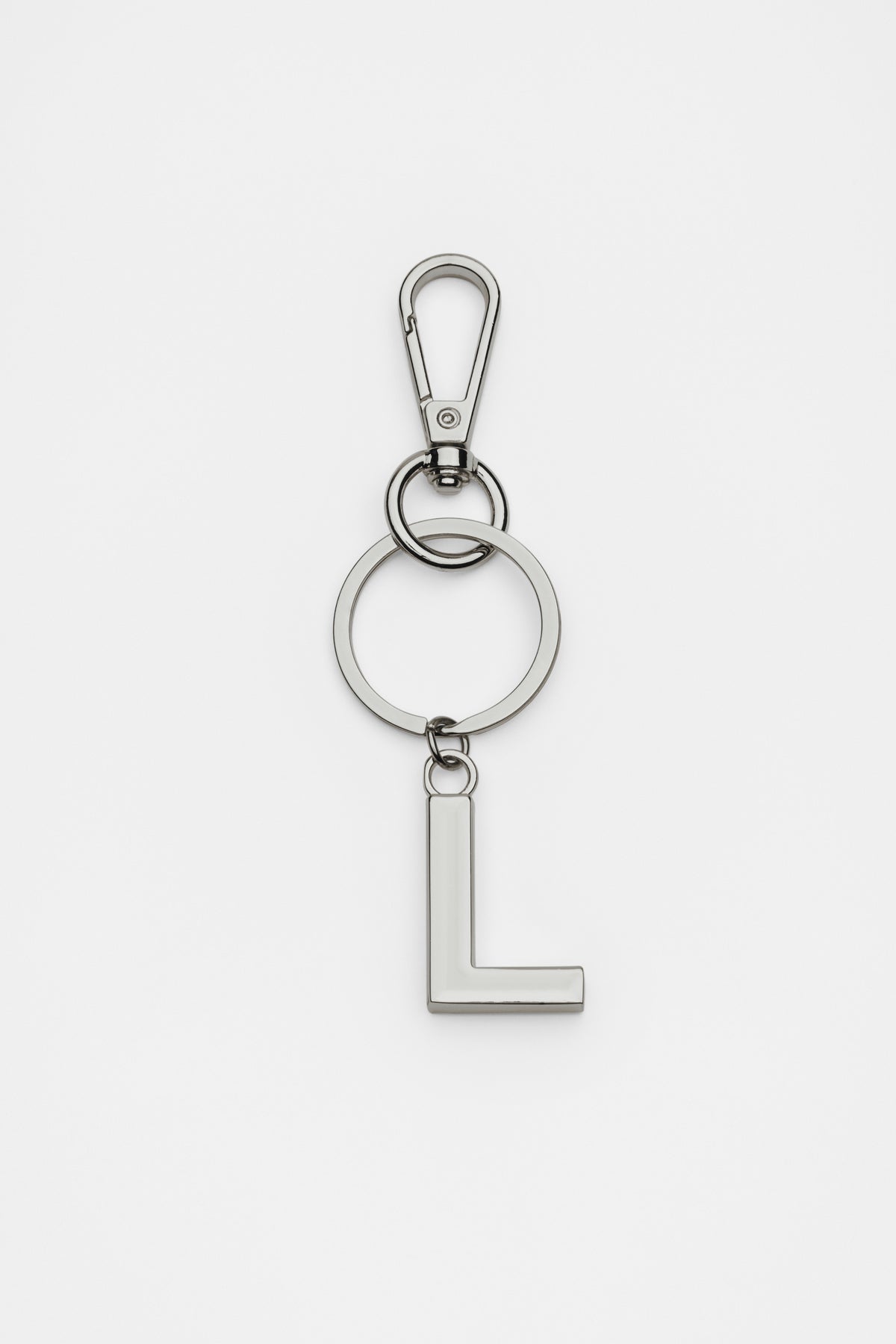 Silver Initials Keyring